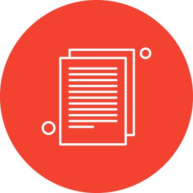 Basit Vektör Üniversitesi Simgesi illüstrasyonu