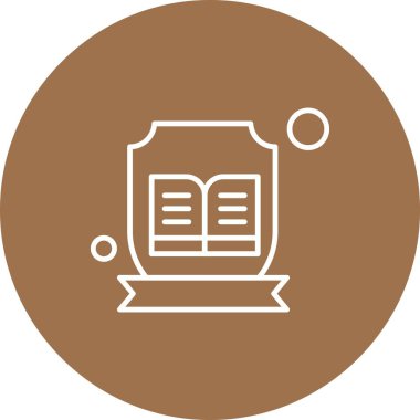 Basit Vektör Üniversitesi Simgesi illüstrasyonu