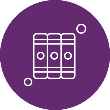 Basit Vektör Üniversitesi Simgesi illüstrasyonu