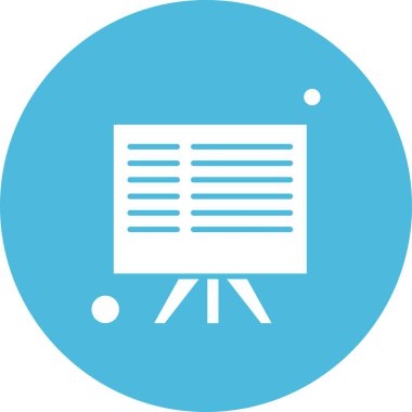 Basit Vektör Üniversitesi Simgesi illüstrasyonu