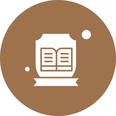 Basit Vektör Üniversitesi Simgesi illüstrasyonu