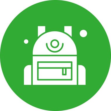 Basit Vektör Üniversitesi Simgesi illüstrasyonu