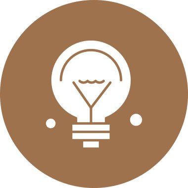  Ampul Simgesi, Vektör illüstrasyonu