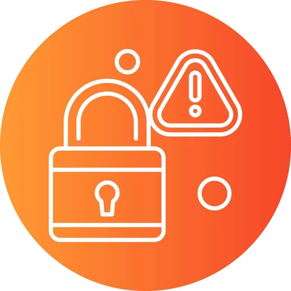 Vector Lock Icon — 스톡 벡터