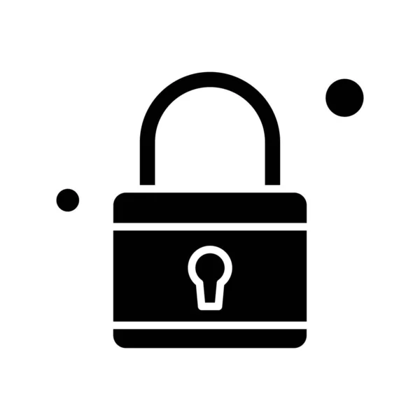 Vector Lock Icon Security Concept — Stock Vector