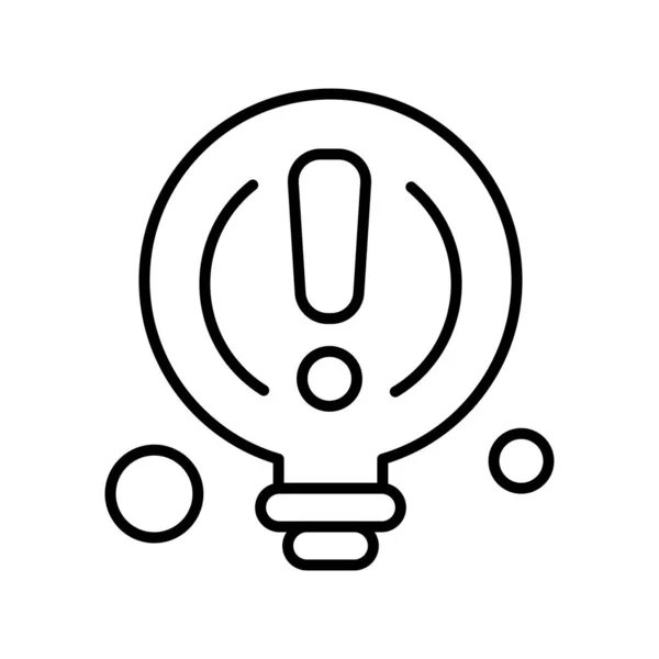 Bulb Icon Vector Illustration — Stock Vector