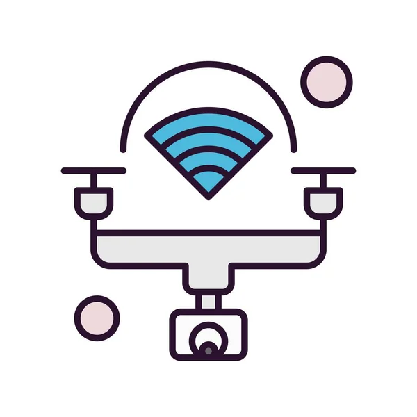 Simple Vector Icon Internet Things Concept — Stock Vector