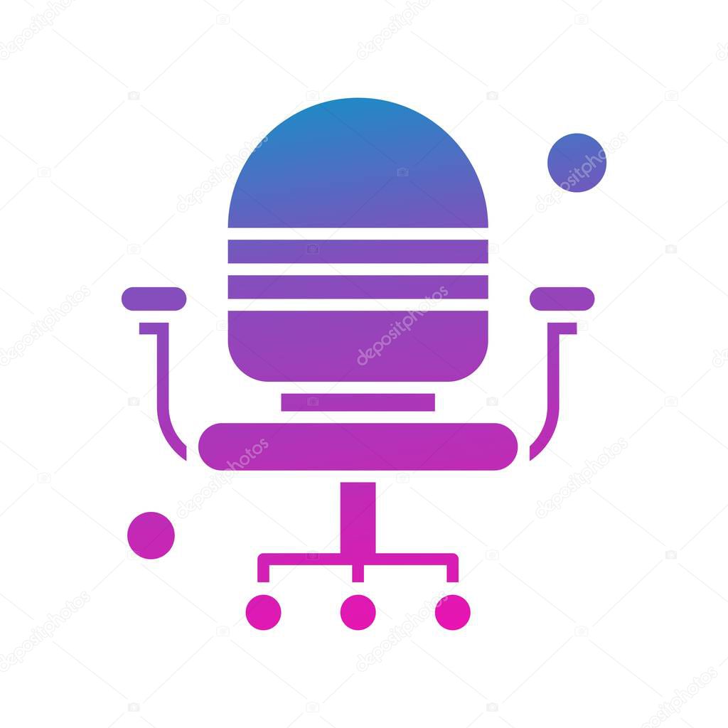 chair Icon, vector illustration