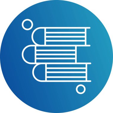 Basit Vektör Üniversitesi Simgesi illüstrasyonu