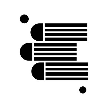 Basit Vektör Üniversitesi Simgesi illüstrasyonu