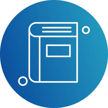 Basit Vektör Üniversitesi Simgesi illüstrasyonu