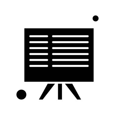 Basit Vektör Üniversitesi Simgesi illüstrasyonu