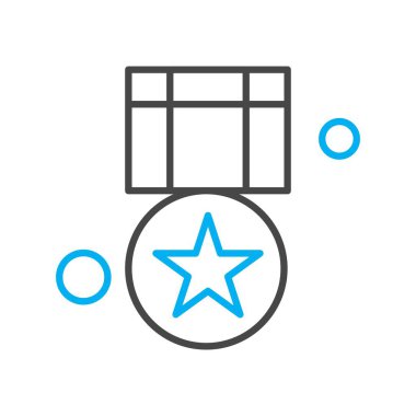 Basit Vektör Üniversitesi Simgesi illüstrasyonu