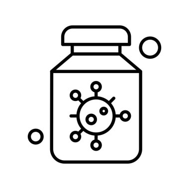 şişe simgesi, vektör illüstrasyonu