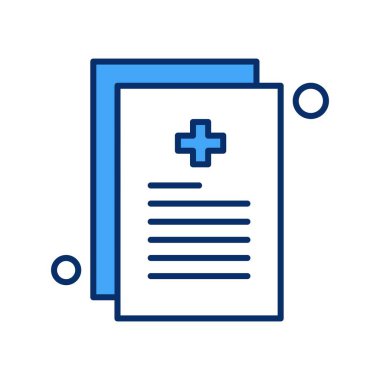 Vektör Covid 19 rapor Simgesi