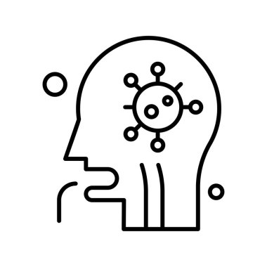 Vektör covid 19 Simge illüstrasyonu