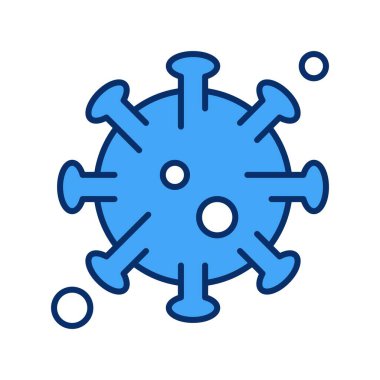 covid 19 Simgesi, Vektör illüstrasyonu  