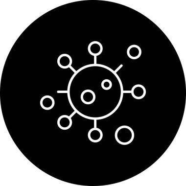 Vektör korona virüsü Ico