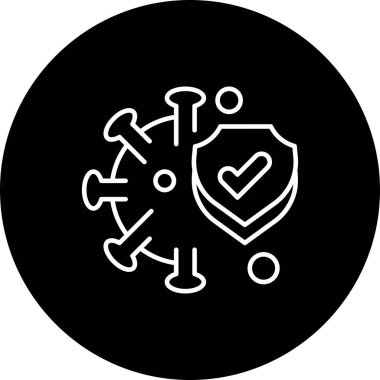 Vektör covid 19 Simge illüstrasyonu