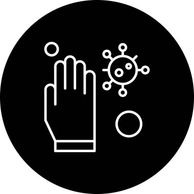 Vektör covid 19 Simge illüstrasyonu