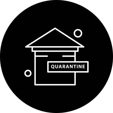  ev düz simgesi, vektör illüstrasyonu