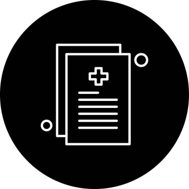 Vektör Covid 19 rapor Simgesi