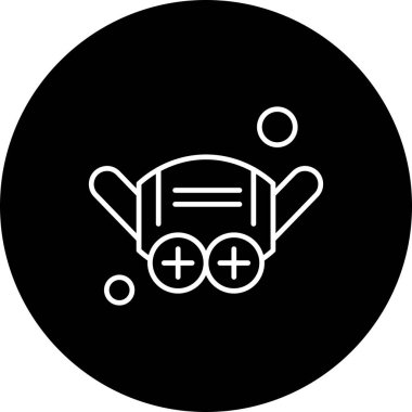 yüz maskesi simgesi, vektör illüstrasyonu