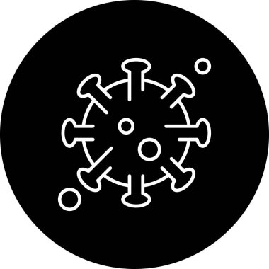 covid 19 Simgesi, Vektör illüstrasyonu  