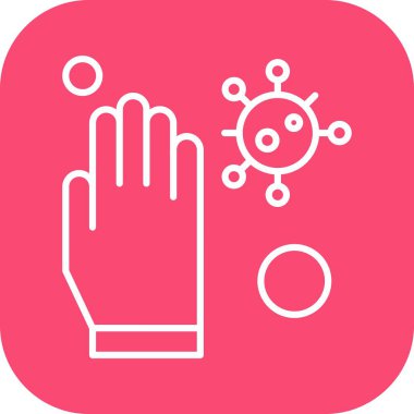 Vektör covid 19 Simge illüstrasyonu