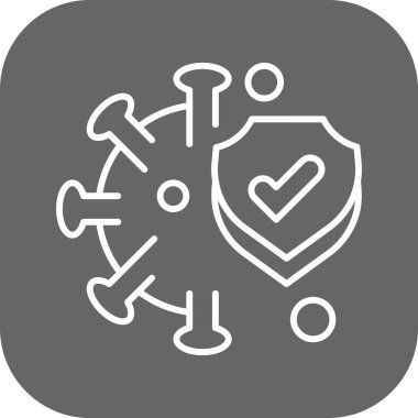 Vektör covid 19 Simge illüstrasyonu