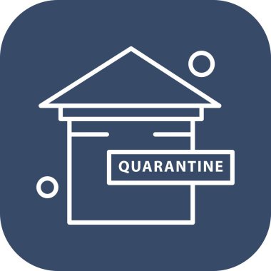  ev düz simgesi, vektör illüstrasyonu