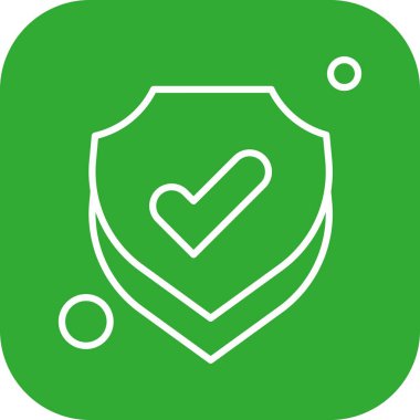 Vektör kalkanı ağ simgesi