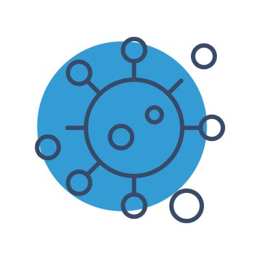 Vektör korona virüsü Ico