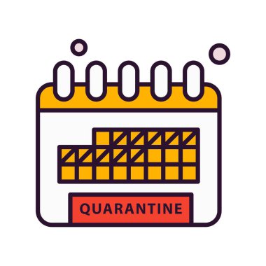 Vektör Takvim Simgesi, illüstrasyon   