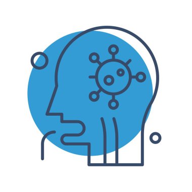 Vektör covid 19 Simge illüstrasyonu