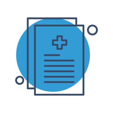 Vektör Covid 19 rapor Simgesi