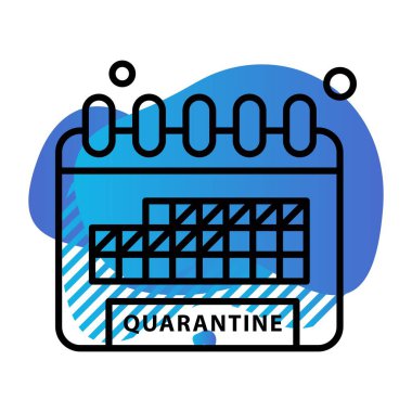 Vektör Takvim Simgesi, illüstrasyon   