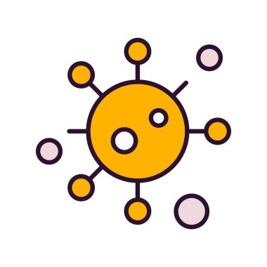 Vektör korona virüsü Ico