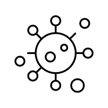 Vektör korona virüsü Ico