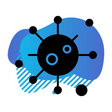 Vektör korona virüsü Ico