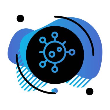 Vektör korona virüsü Ico