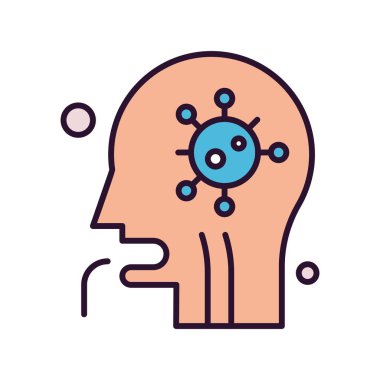 Vektör covid 19 Simge illüstrasyonu