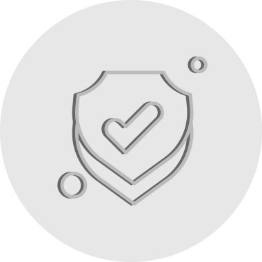 Vektör kalkanı ağ simgesi