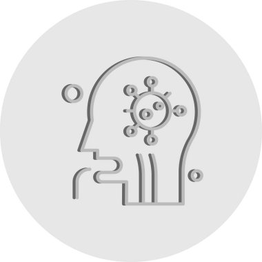 Vektör covid 19 Simge illüstrasyonu