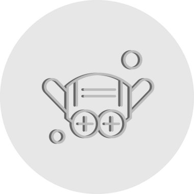 yüz maskesi simgesi, vektör illüstrasyonu