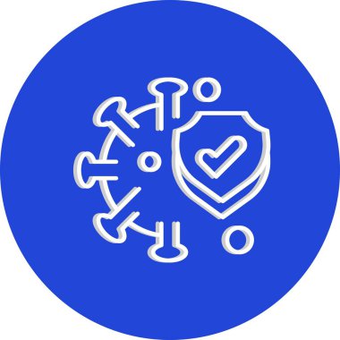 Vektör covid 19 Simge illüstrasyonu