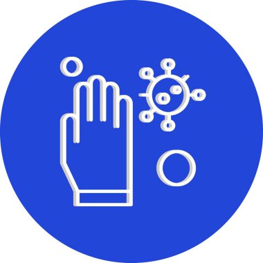 Vektör covid 19 Simge illüstrasyonu