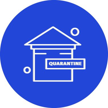  ev düz simgesi, vektör illüstrasyonu