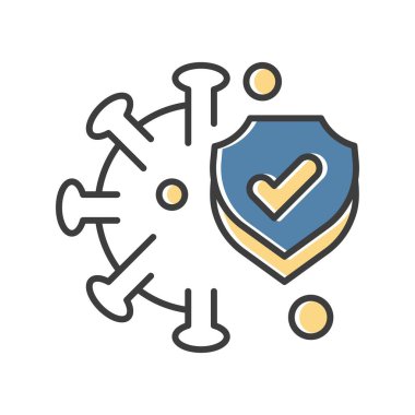 Vektör covid 19 Simge illüstrasyonu