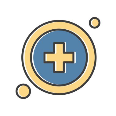 Vektör covid 19 Simge illüstrasyonu